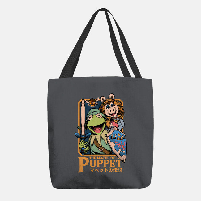 Legend Of The Puppet-None-Basic Tote-Bag-Studio Mootant