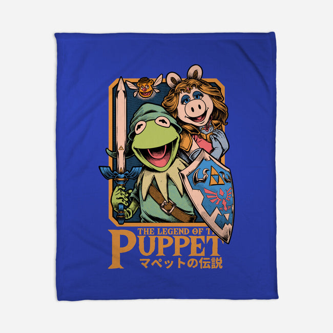 Legend Of The Puppet-None-Fleece-Blanket-Studio Mootant