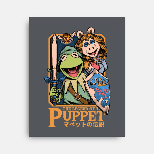 Legend Of The Puppet-None-Stretched-Canvas-Studio Mootant