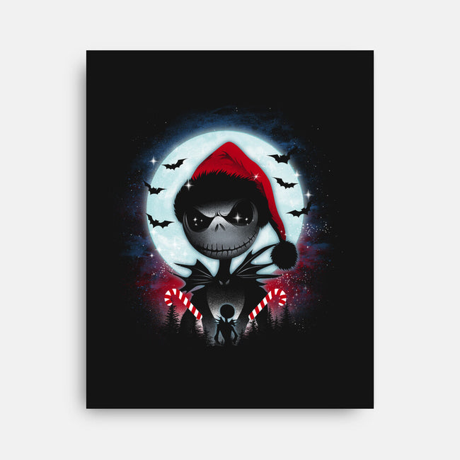 Nightmare Christmas-None-Stretched-Canvas-dandingeroz