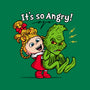 It's So Angry-Womens-Fitted-Tee-Raffiti