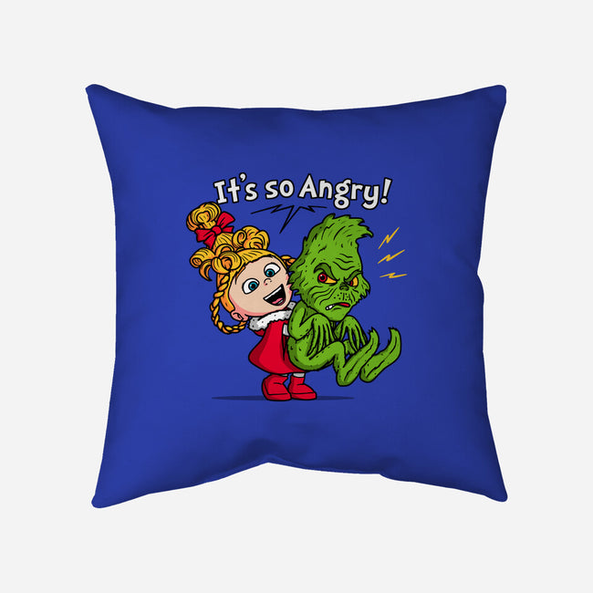 It's So Angry-None-Removable Cover w Insert-Throw Pillow-Raffiti