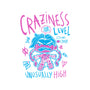 Craziness Level-Womens-Off Shoulder-Tee-demonigote