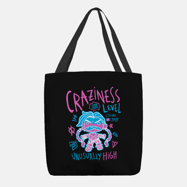 Craziness Level-None-Basic Tote-Bag-demonigote