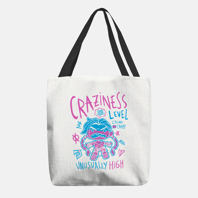 Craziness Level-None-Basic Tote-Bag-demonigote