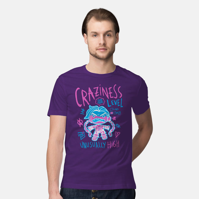 Craziness Level-Mens-Premium-Tee-demonigote