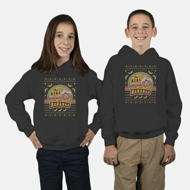 Aiai Bananas Ugly Sweater-Youth-Pullover-Sweatshirt-LAGELANTEE