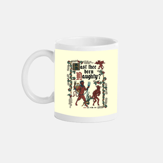 Krampus Medieval Style-None-Mug-Drinkware-Nemons