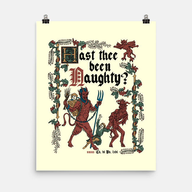 Krampus Medieval Style-None-Matte-Poster-Nemons