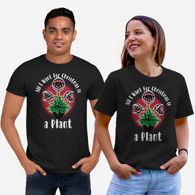 Christmas Plant-Unisex-Basic-Tee-rmatix