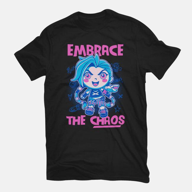 Embrace The Chaos-Womens-Basic-Tee-paulagarcia