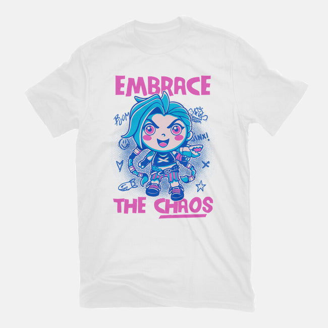 Embrace The Chaos-Womens-Basic-Tee-paulagarcia