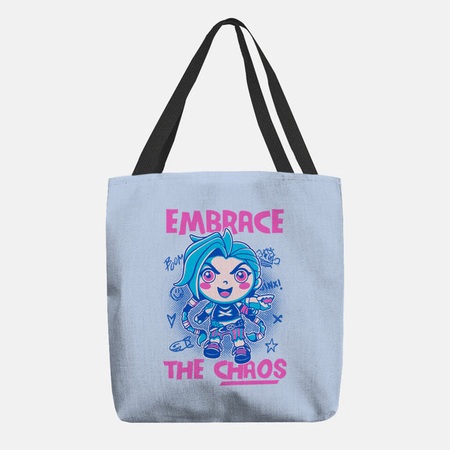 Embrace The Chaos-None-Basic Tote-Bag-paulagarcia