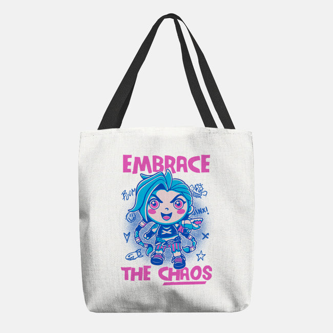 Embrace The Chaos-None-Basic Tote-Bag-paulagarcia