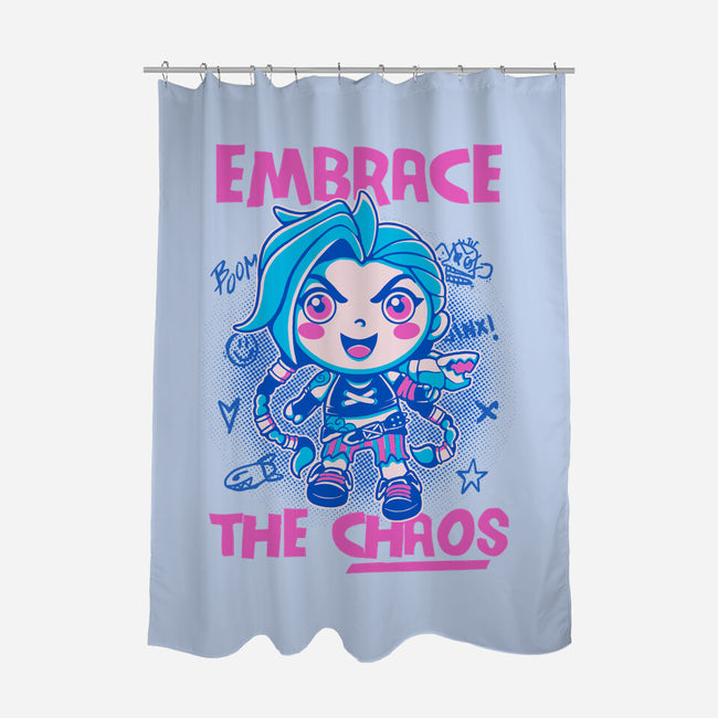 Embrace The Chaos-None-Polyester-Shower Curtain-paulagarcia