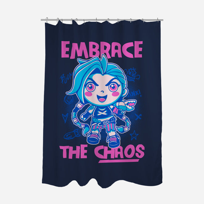 Embrace The Chaos-None-Polyester-Shower Curtain-paulagarcia