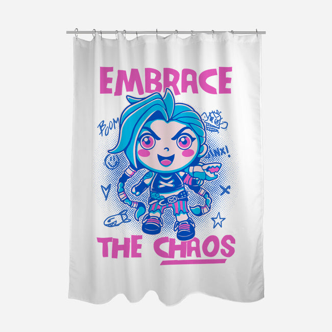 Embrace The Chaos-None-Polyester-Shower Curtain-paulagarcia