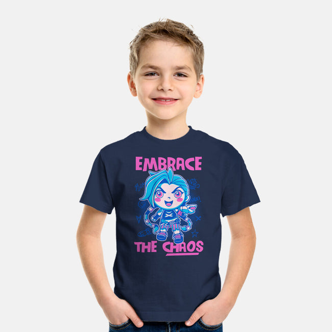 Embrace The Chaos-Youth-Basic-Tee-paulagarcia