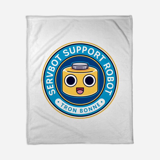 Servbot Emblem-None-Fleece-Blanket-LAGELANTEE