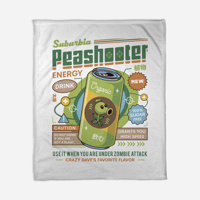 Peashooter Energy Drink-None-Fleece-Blanket-LAGELANTEE