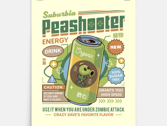 Peashooter Energy Drink