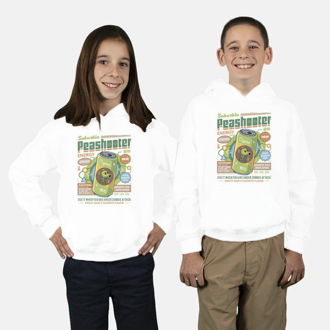 Peashooter Energy Drink-Youth-Pullover-Sweatshirt-LAGELANTEE