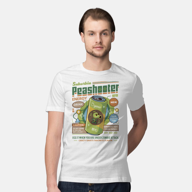 Peashooter Energy Drink-Mens-Premium-Tee-LAGELANTEE