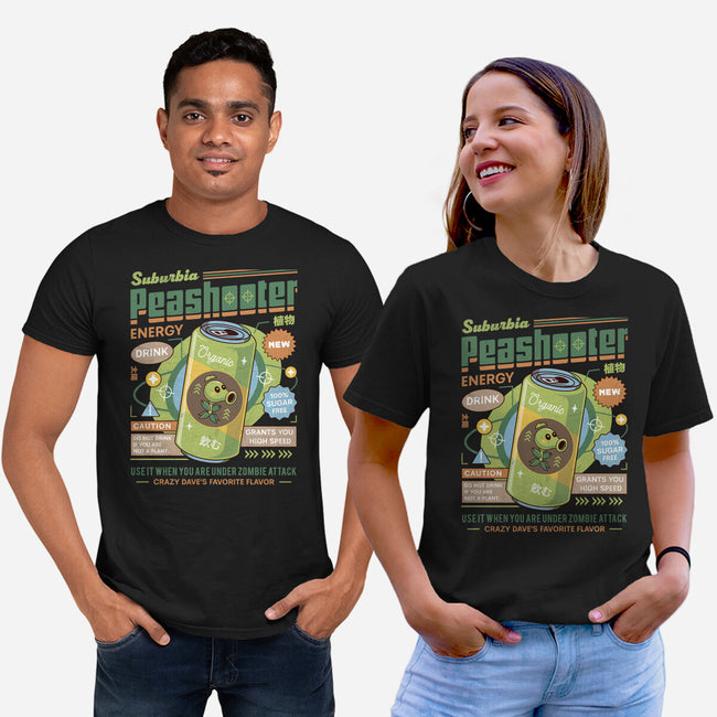 Peashooter Energy Drink-Unisex-Basic-Tee-LAGELANTEE