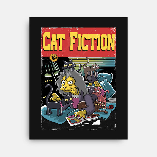 Cat Fiction-None-Stretched-Canvas-zascanauta