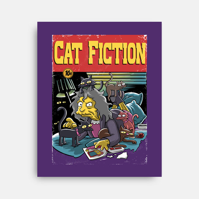 Cat Fiction-None-Stretched-Canvas-zascanauta