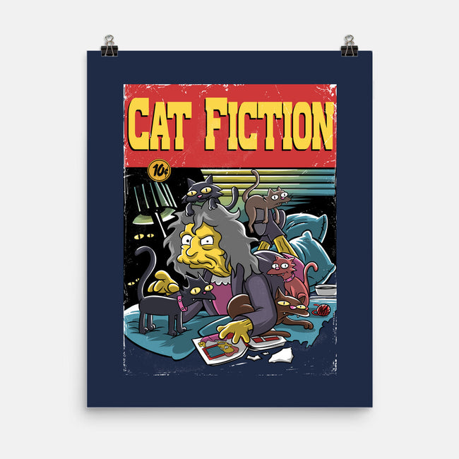 Cat Fiction-None-Matte-Poster-zascanauta