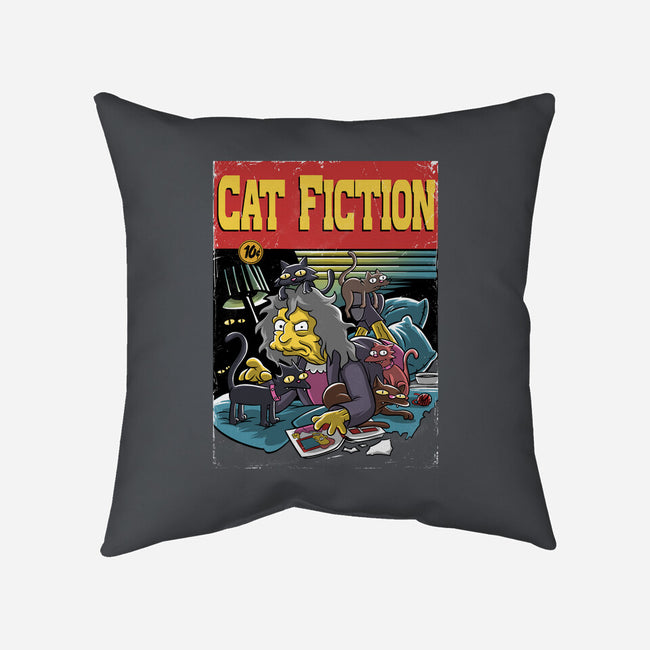 Cat Fiction-None-Removable Cover w Insert-Throw Pillow-zascanauta