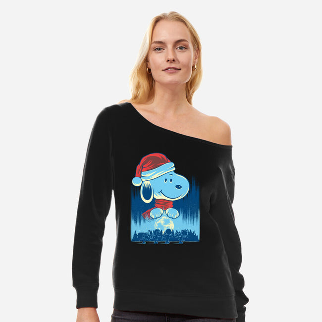 Winter Season Is Here-Womens-Off Shoulder-Sweatshirt-rmatix