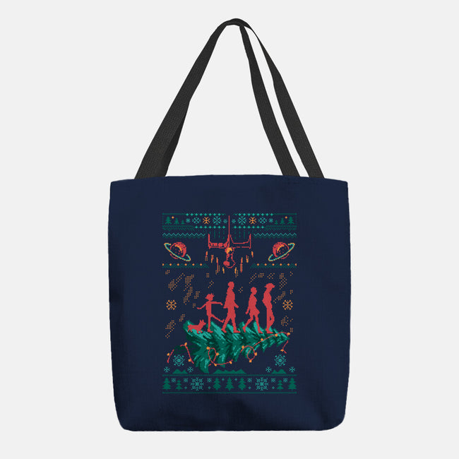 Space Cowboy Xmas-None-Basic Tote-Bag-marsdkart