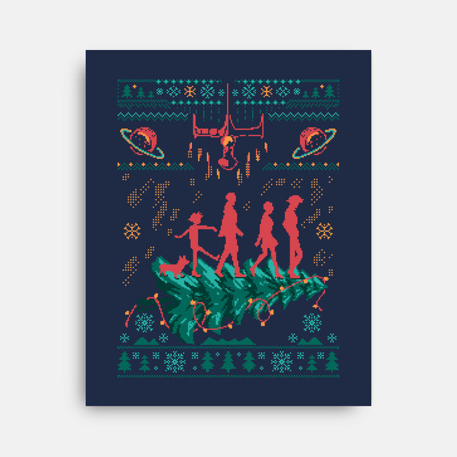 Space Cowboy Xmas-None-Stretched-Canvas-marsdkart