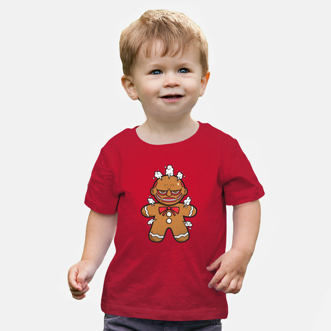 Gingerbread Titan-Baby-Basic-Tee-krisren28