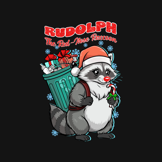 Rudolph The Red Nose Raccoon-Unisex-Zip-Up-Sweatshirt-palmstreet