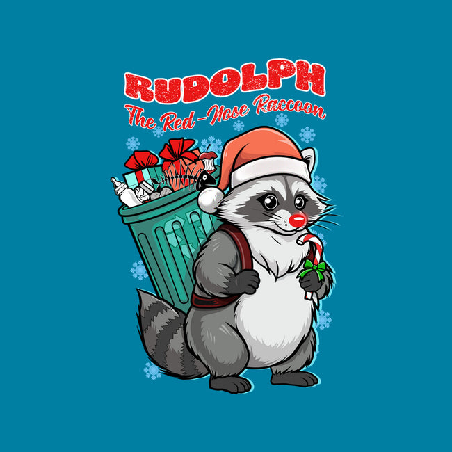 Rudolph The Red Nose Raccoon-Mens-Heavyweight-Tee-palmstreet