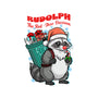 Rudolph The Red Nose Raccoon-Unisex-Basic-Tank-palmstreet