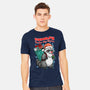 Rudolph The Red Nose Raccoon-Mens-Heavyweight-Tee-palmstreet