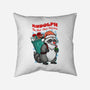 Rudolph The Red Nose Raccoon-None-Removable Cover w Insert-Throw Pillow-palmstreet