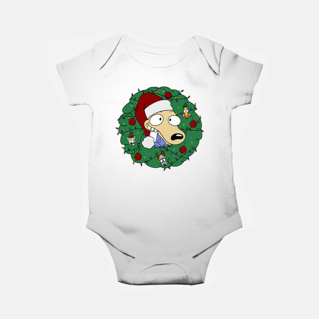 Rockoing Around The Christmas Tree-Baby-Basic-Onesie-Alexhefe