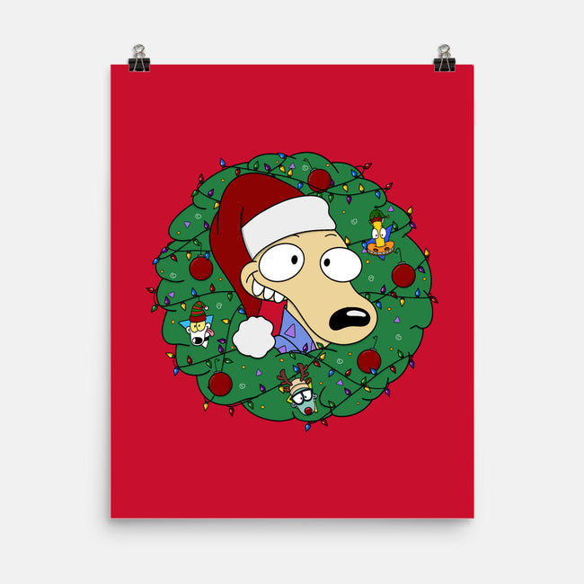 Rockoing Around The Christmas Tree-None-Matte-Poster-Alexhefe