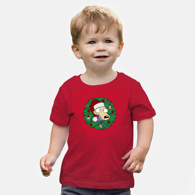 Rockoing Around The Christmas Tree-Baby-Basic-Tee-Alexhefe