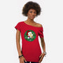 Rockoing Around The Christmas Tree-Womens-Off Shoulder-Tee-Alexhefe