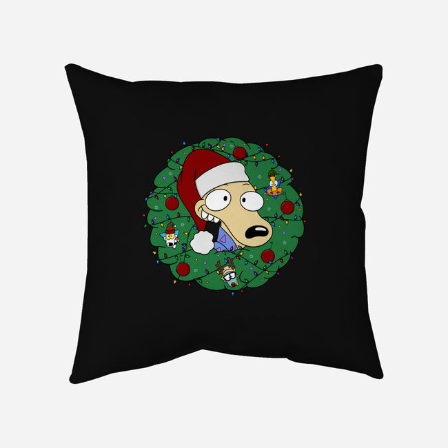 Rockoing Around The Christmas Tree-None-Removable Cover w Insert-Throw Pillow-Alexhefe