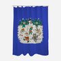 Christmas Dance-None-Polyester-Shower Curtain-pigboom