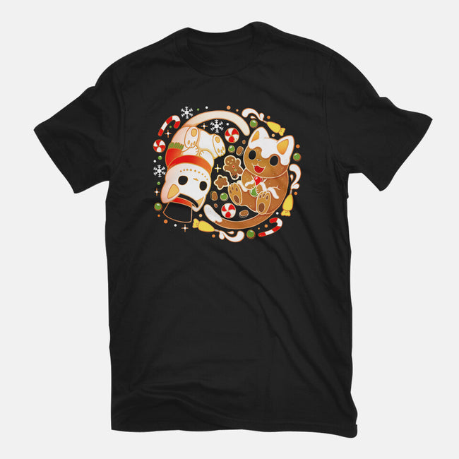 Ginger Snow Cats-Youth-Basic-Tee-Vallina84