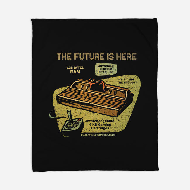 The Future Is Here-None-Fleece-Blanket-kg07