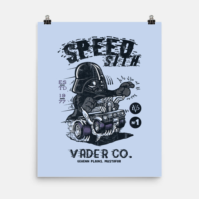 Speed Sith-None-Matte-Poster-Arinesart